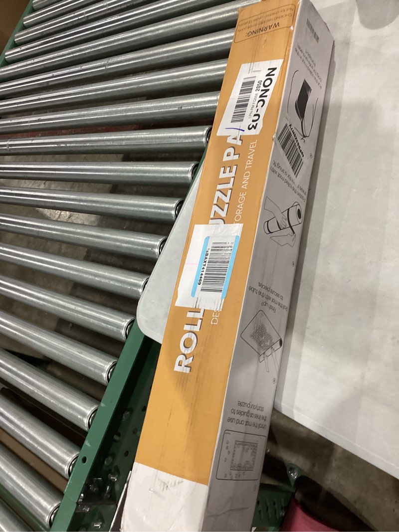 Condition photo showing Good Condition for Jigsaw Puzzle Mat Roll Up 1500 Pieces Saver Pad 46" x 26" with 3 Sorting Trays & Travel Storage Bag Portable Non-Slip Rubber Bottom