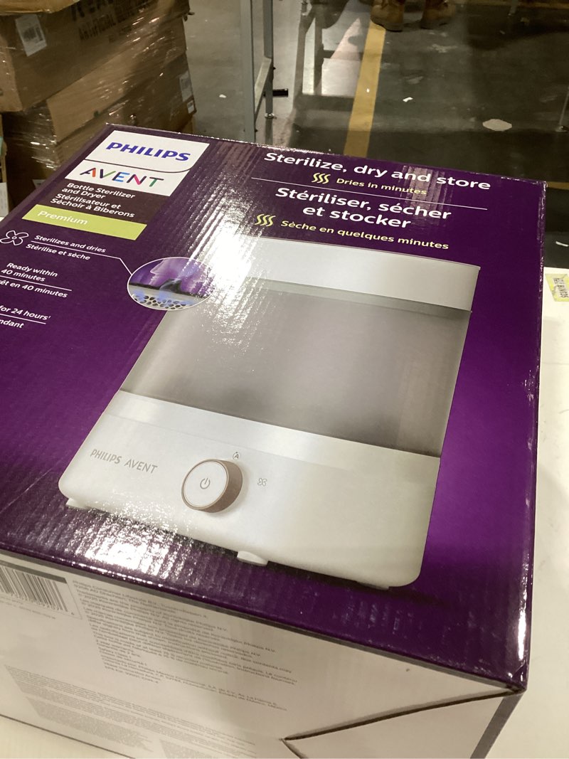 Condition photo showing Good Condition for Philips Avent Baby Bottle Sterilizer and Dryer Premium, Removes 99,9% of Bacteria, Chemicals Free, Capacity 6 Bottles/Teats/Accessories, Modular Space Saving Design, Model SCF293 Electric Sterilizer With dryer