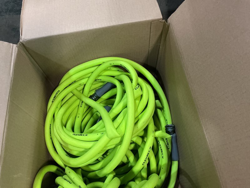 Condition photo showing As Is for flexzilla® premium grade garden hose, 5/8 in. x 50ft., hybrid polymer, zillagreen™