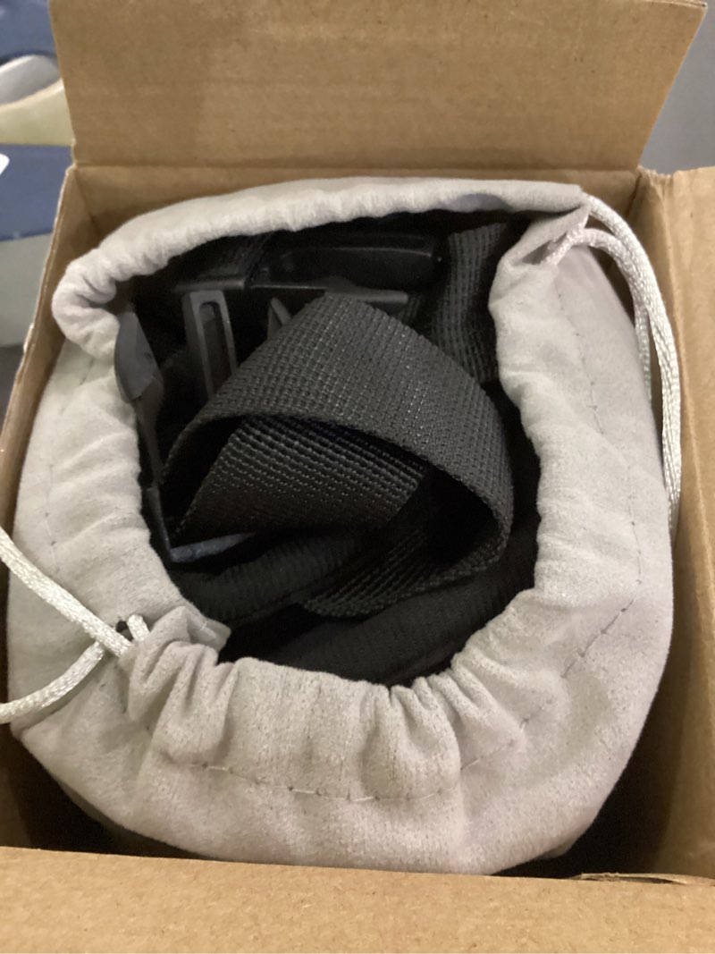 Condition photo showing New/Like New for Travel Pillows for Airplanes, 360° Support Headrest Pillow with Eye Mask for Sleeping, Travel Airplane Pillow for Long Flights Car Road Trip, Travel Accessories Stop Bobblehead, Black Solid Black