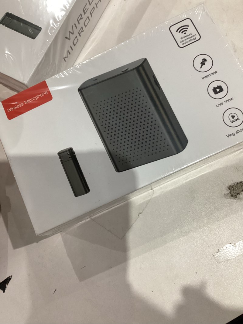 Condition photo showing New/Like New for Newest Voice Amplifier Wireless Microphone, Classroom Microphone for Teachers, PA System with Wireless Microphone and Speakers for Yoga, Meetings, Speeches, and Tours, White