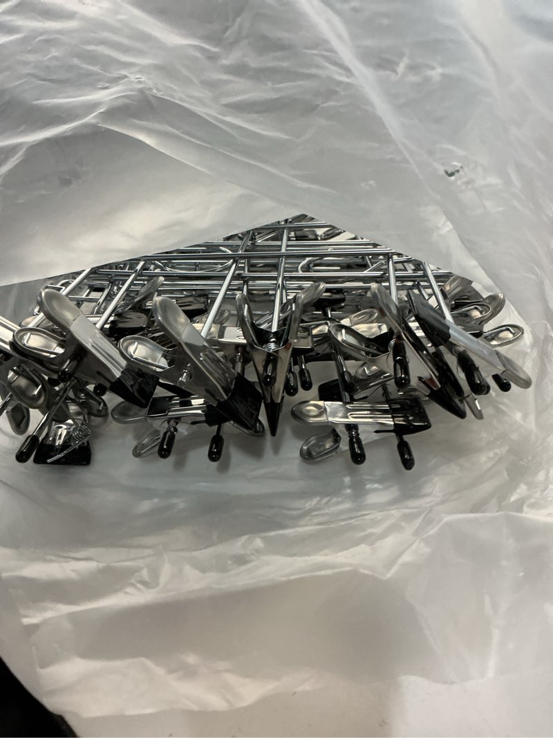 Condition photo showing Good Condition for pants hangers with clips,space saving hanging closet organizer-6 tiers skirt hangers with 360° swivel hook,closet organizer-clothes hangers- college dorm essentials apartment essentials- 4 pack