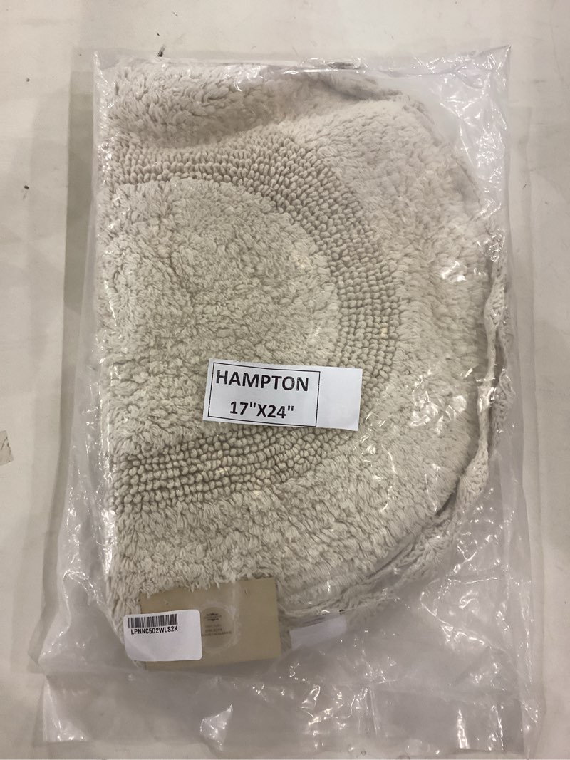 Hampton crochet bath mat 100% cotton
