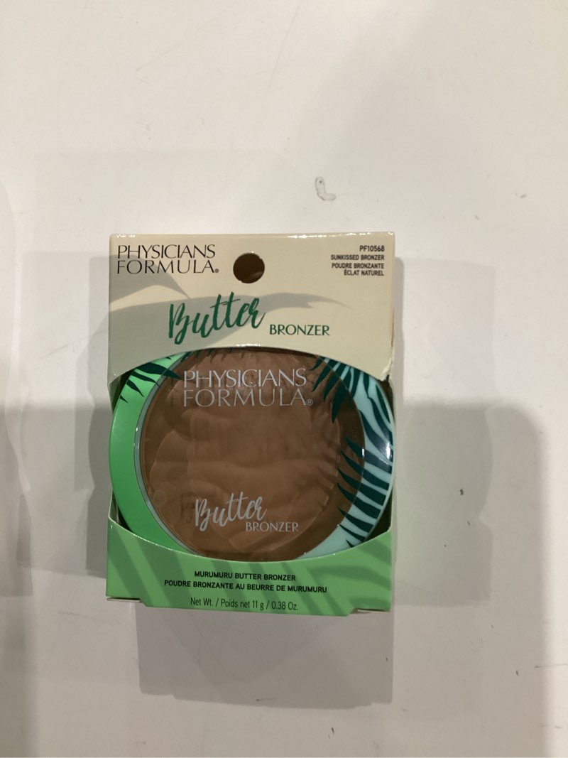 Condition photo showing New/Like New for Physicians Formula Murumuru Butter Bronzer, Moisturizing, Nourishing Murumuru Butter for Silky Glow, Dermatologist Tested, Hypoallergenic, Vegan & Cruelty-Free - Sunkissed Bronzer