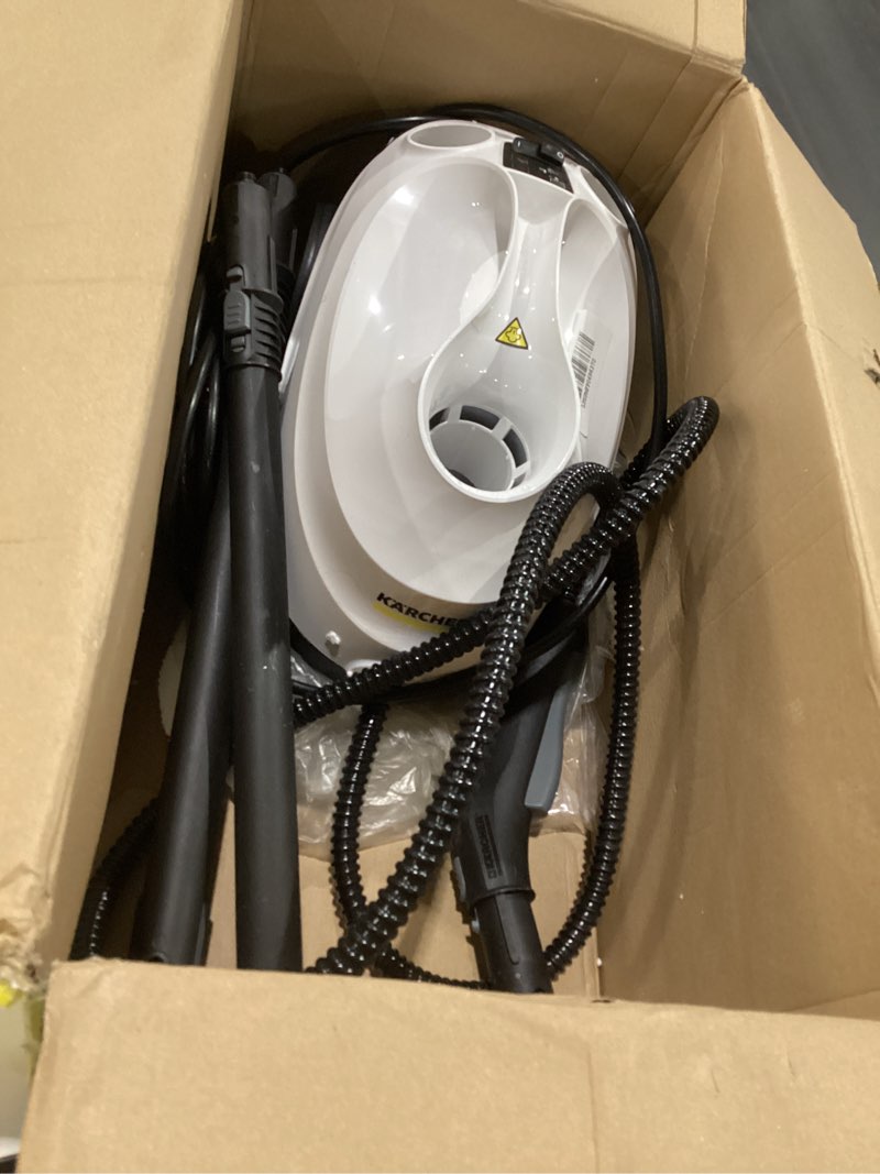 Condition photo showing As Is for Kärcher Steam Cleaner, Multi Purpose, Power Steamer, Chemical-Free, 40 Sec Heat-Up, for Grout, Tile, Hard Floors, Appliances & More - SC 3 Easy Fix SC 3 EasyFix, NOT TESTED, AS IS