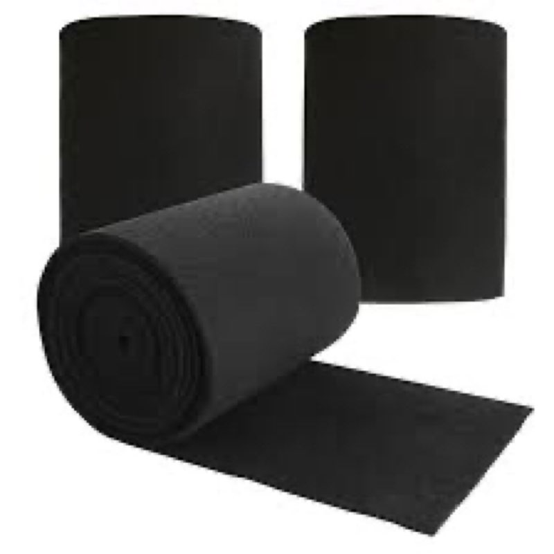 Tinideya 2 Pcs Black Boat Trailer Bunk Carpet Water Proof Bunk Carpet Marine Boat Bunk Carpet Outdoo 20ft  x 20 inch)