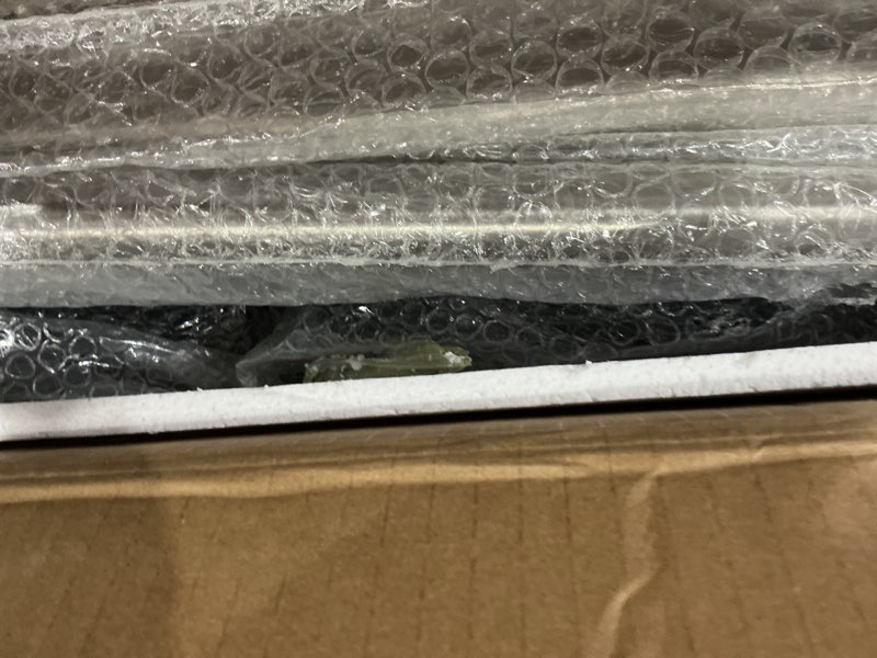 Condition photo showing As Is for hot tub cover lift spa cover lifts under mount hot tub cover lifter adjustable height 31 to 41 inch width below 96 inch removal system bracket fits most spas hot tubs color silver