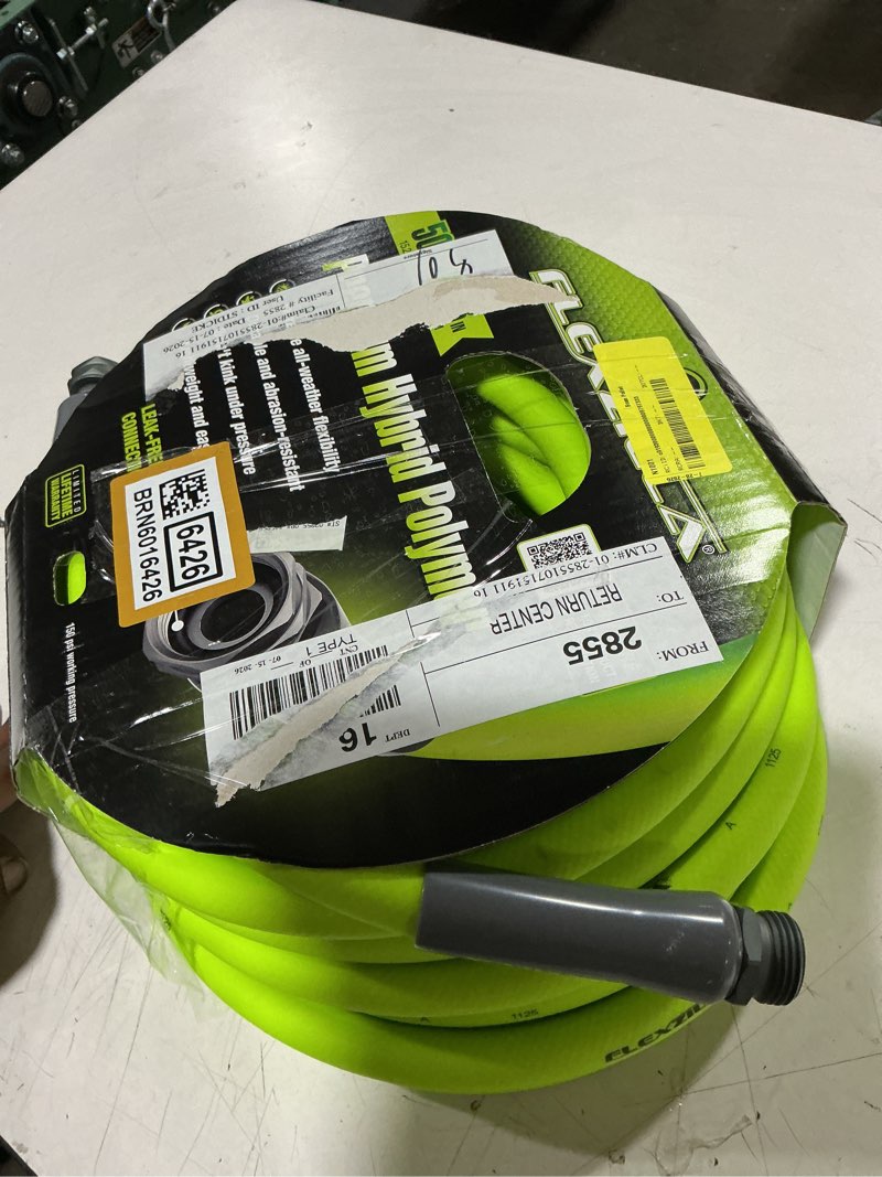 Condition photo showing New/Like New for flexzilla® premium grade garden hose, 5/8 in. x 50ft., hybrid polymer, zillagreen™