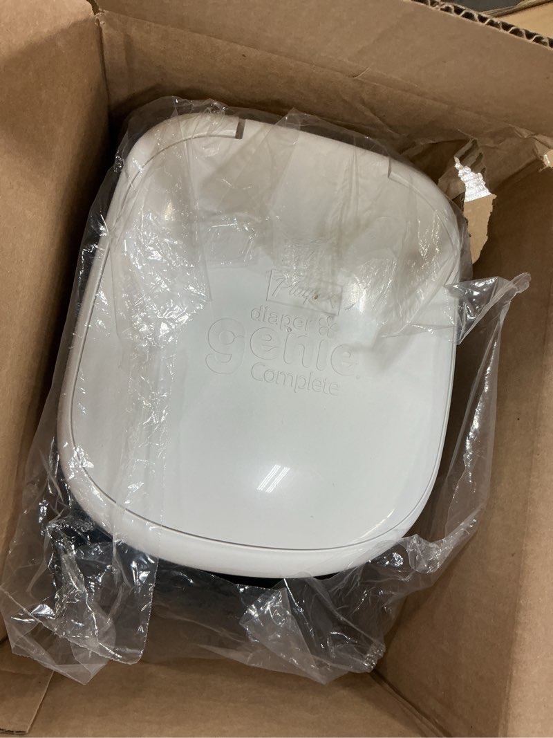 Condition photo showing Good Condition for Playtex Diaper Genie Complete Pail with Built-In Odor Controlling Antimicrobial, Includes Pail & 1 Refill, White , 8.36 Pound White Pail + 1 Refill