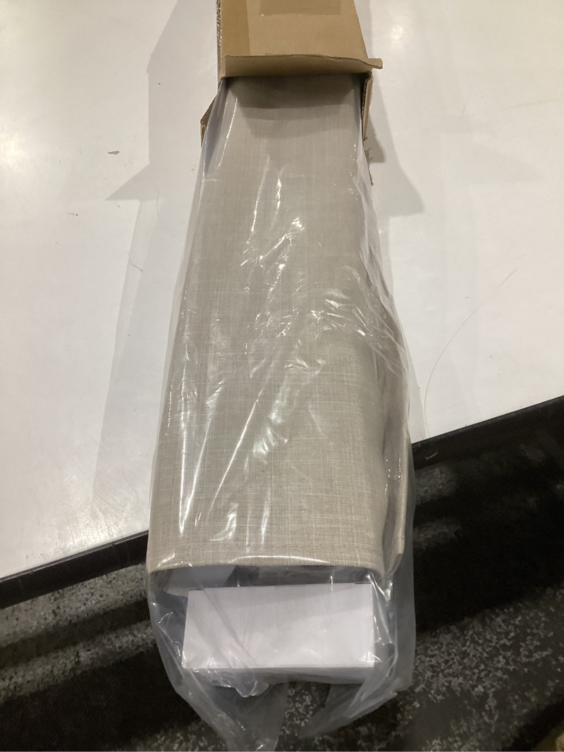 Condition photo showing Good Condition for chicology roman shades for windows , window treatments , roman shades , roman window shades , room darkening shades , window shades , 31"w x 64"h , belgian flax (privacy & light filtering) belgian flax (privacy & light filtering) 31"w x 64"h