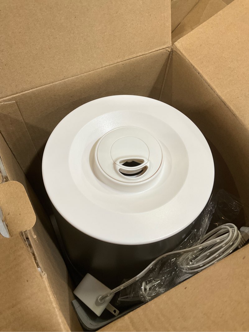 Condition photo showing As Is for Homvana Humidifiers for Bedroom Home, 3.6 L Cool Mist Top-Fill 34H Super Long Time, Quiet 23dB, Baby Humidifier, Oil Diffuser for Large Room, Plants, Nursery, Office BPA FREE, 7 Color Light Ultrasonic Grey