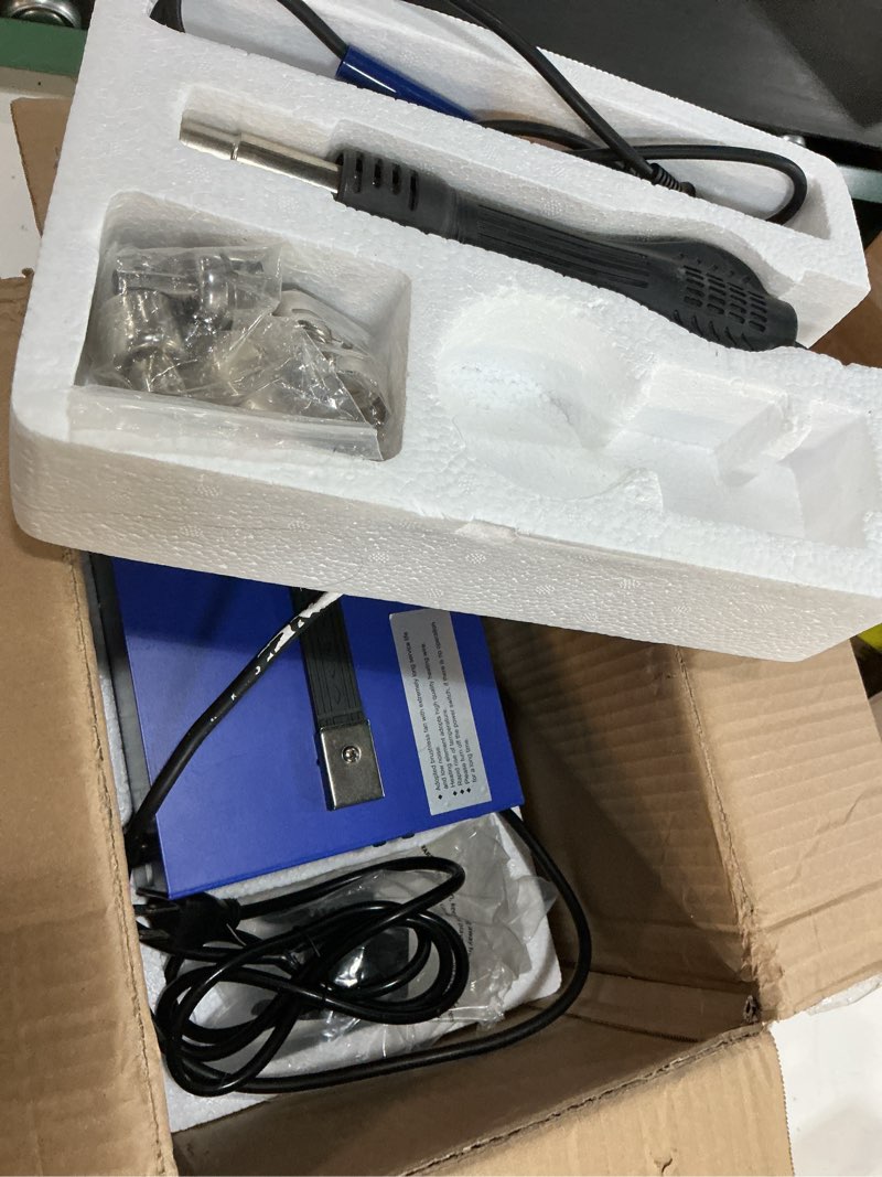 Condition photo showing As Is for bacoeng 2in1 862d+ smd soldering iron hot air soldering station w/various accessories(improved version of 852 and 862)