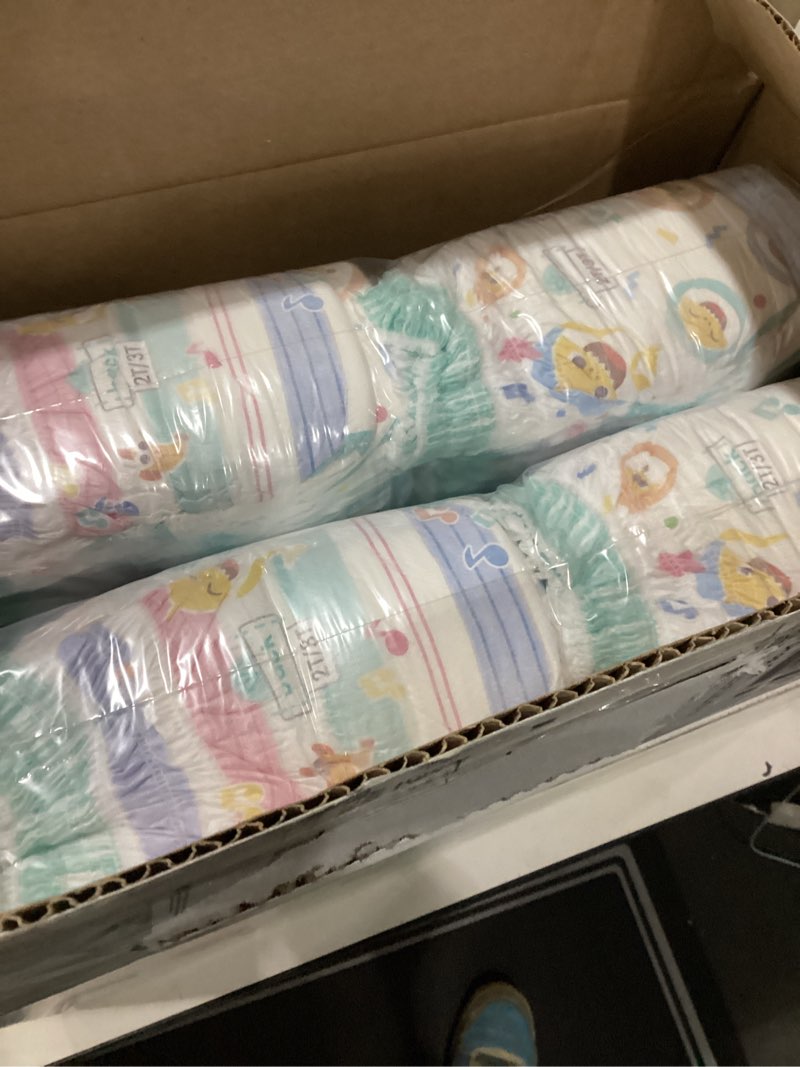 Condition photo showing New/Like New for pampers pure protection training underwear, unisex, size 2t3t, 100 count, premium, hypoallergenic, soft, absorbent 2t-3t 100
