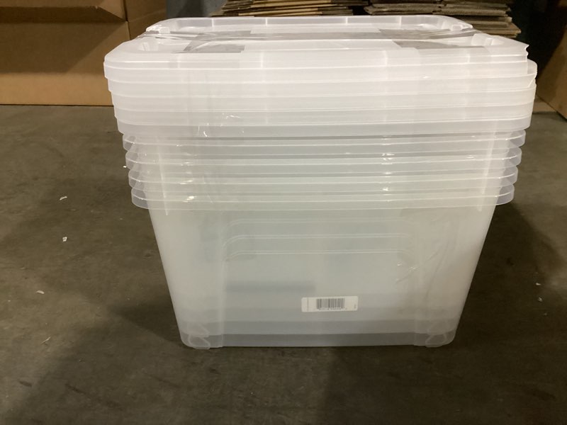 assorted storage containers (may be cracked)