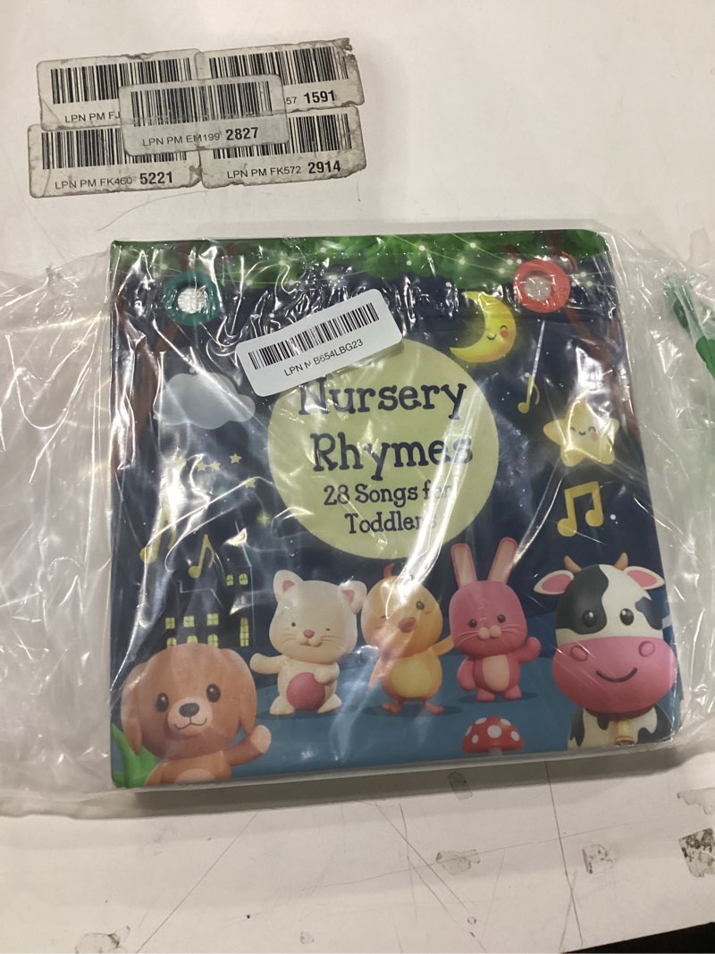 Condition photo showing New/Like New for LEARNING BUGS Nursery Rhymes – Sing Along with 28 Favorite Nursery Rhymes, Musical Books for Toddlers, 28-Button Music Book, Musical Toys for Toddlers 1-3