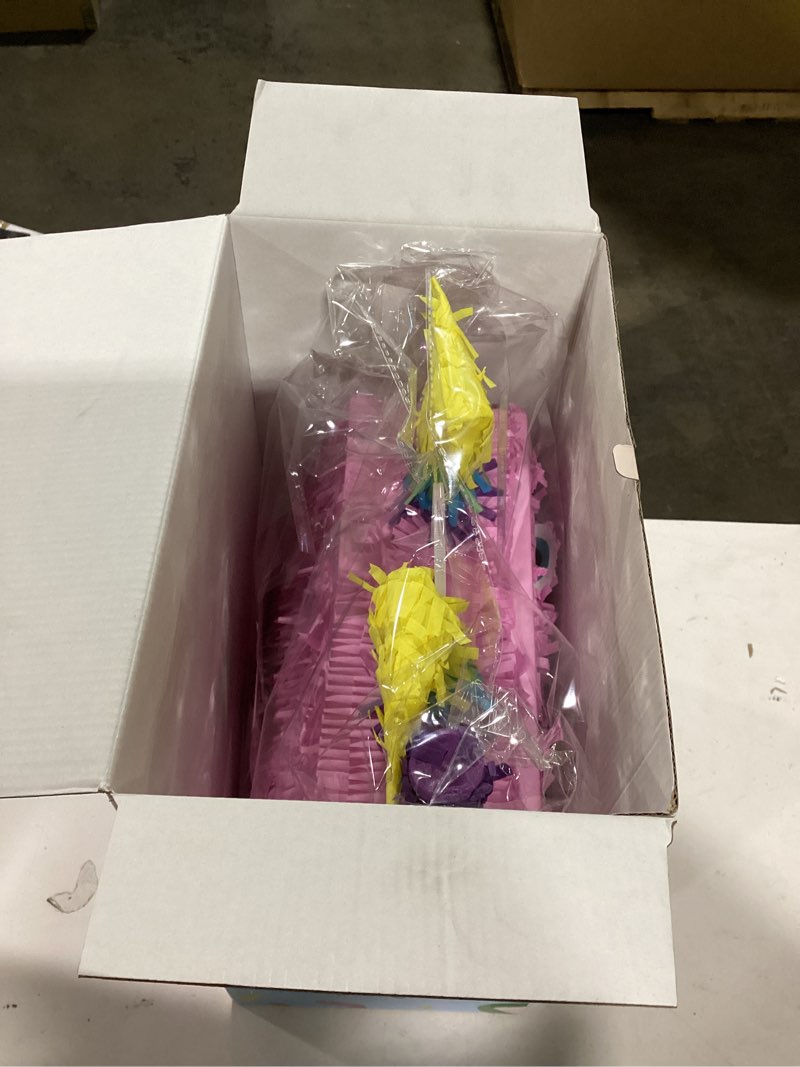 Condition photo showing As Is for Large Piñata for Birthday Party Handmade Colorful Pinata for Kids Adults Boys & Girls Big Party Decoration for Fun Celebrations