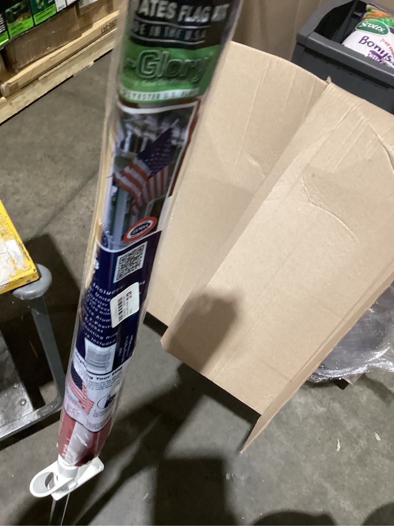 Condition photo showing As Is for 30-in x 50-in ecoglory u.s. flag kit