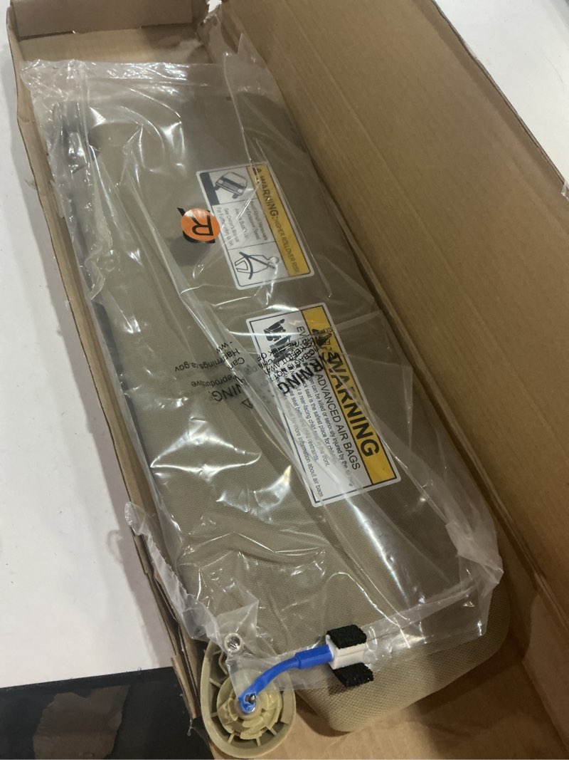 Condition photo showing New/Like New for Right Passenger Side Sun Visor Compatible with Honda Pilot 2017-2021, Ridgeline 2018-2020, Sunvisor 