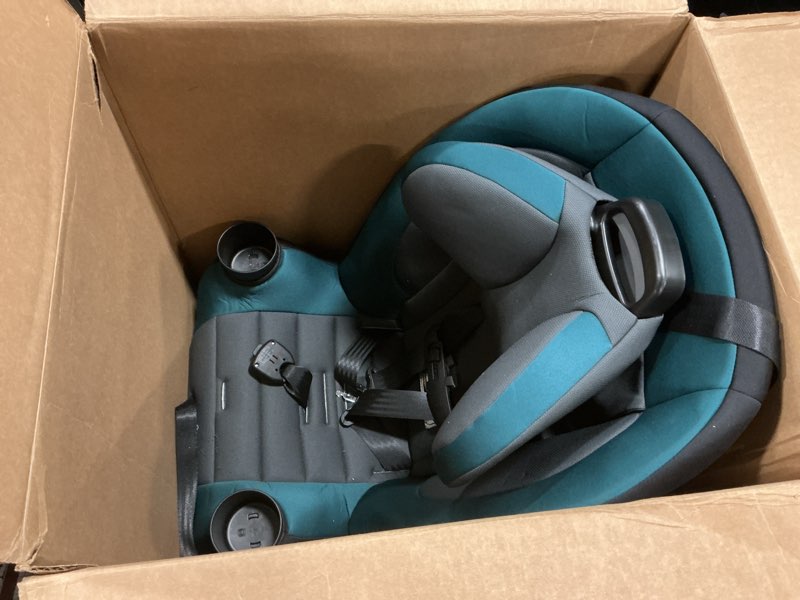 Condition photo showing Good Condition for Safety 1st Ellaris 3-in-1 Convertible Car Seat, Slim Fit Design, Rear & Forward-Facing, 5-Position Headrest, 3-Across Fit, Travel-Friendly with Machine-Washable Seat Pad, Peacock Blue
