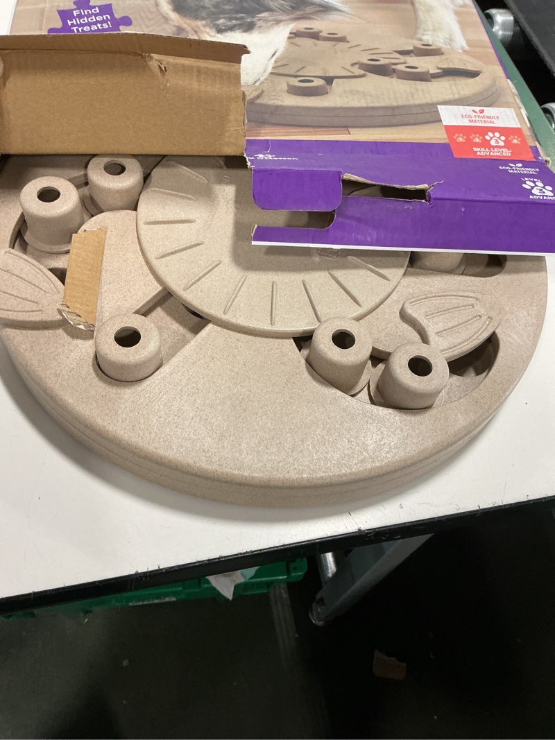 Condition photo showing Good Condition for Outward Hound by Nina Ottosson Dog Worker Treat Puzzle Enrichment Toy, Level 3 Advanced, Tan Dog Worker (Tan)