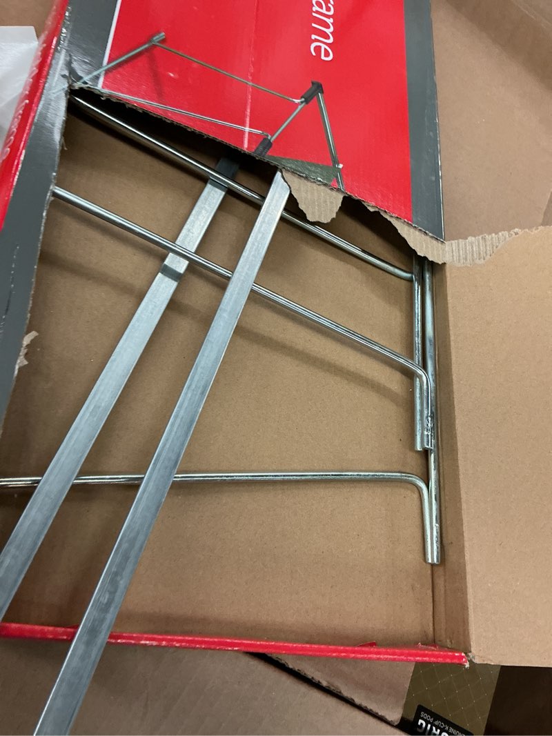Condition photo showing Good Condition for office depot brand metal file frame, letter/legal size, silver