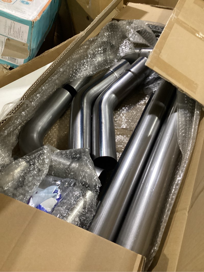 Condition photo showing Good Condition for dna motoring ztl-25raw-8p 8 pcs 2.5 inches mild steel diy custom exhaust tubing mandrel bend pipe straight & u-bend kit, universal fit