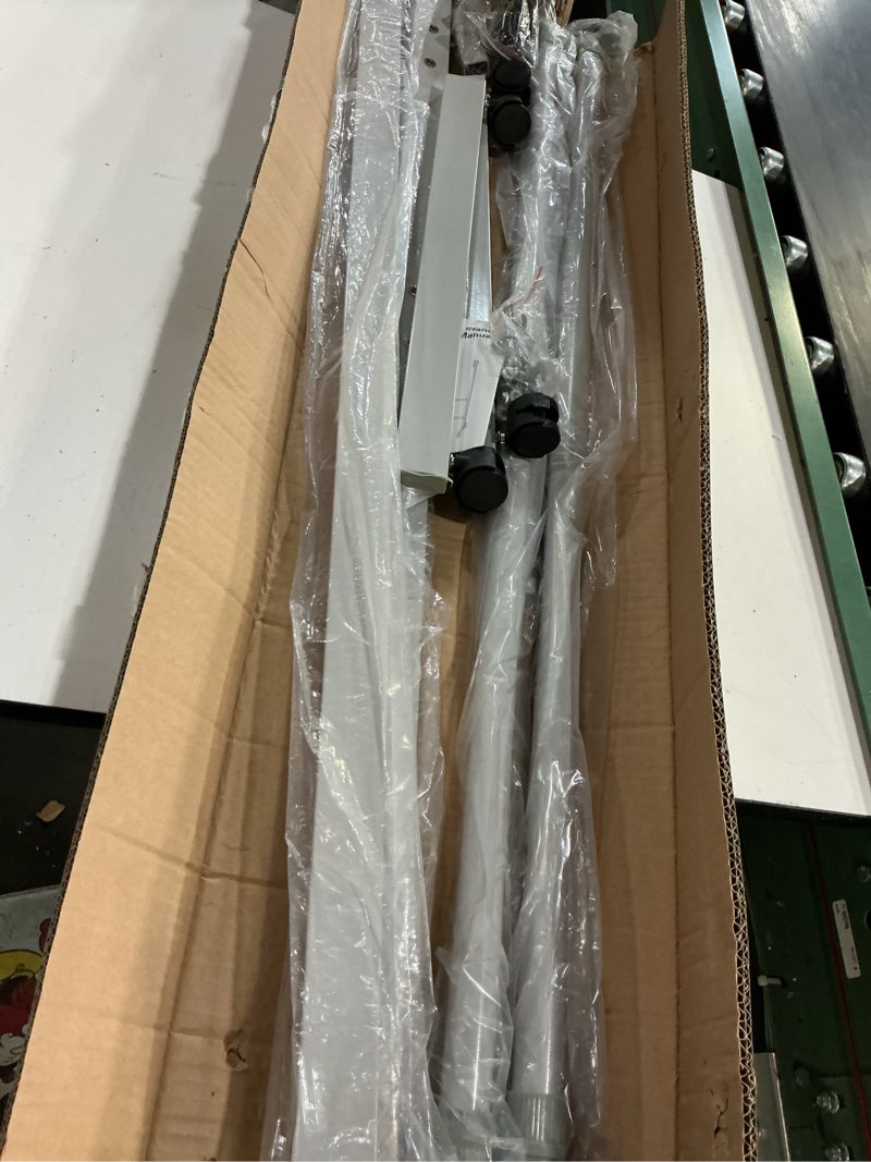 Condition photo showing Good Condition for rocoff whiteboard easel stand only, mobile rolling whiteboard stand, adjustable width stand for dry erase white board for home, office, classroom and school.
