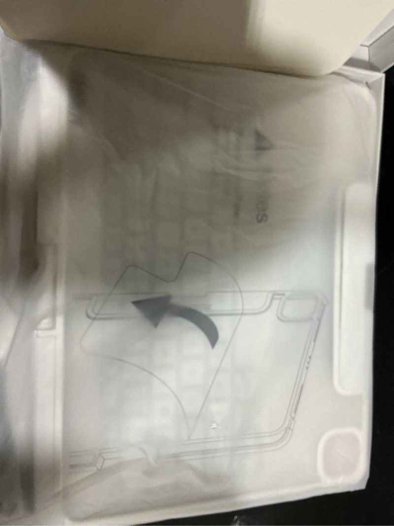 Condition photo showing Good Condition for Keyboard Case for iPad Pro 13-inch (M5 2025 / M4 2024), Wireless iPad Pro 13 Inch Case with Keyboard Multi-Touch Trackpad, Battery Level Visualization with 360° Rotatable & Pencil Holder, White Pro13 M5/M4 White