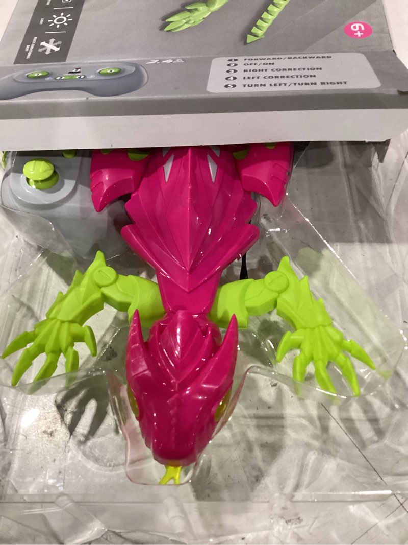 Condition photo showing Good Condition for wall climbing gecko lizard, kids toys remote control car, rechargeable wall crawler gecko robot, boys & girls ages 12+, 360° stunt crawler, led lights, safe indoor fun birthday gift