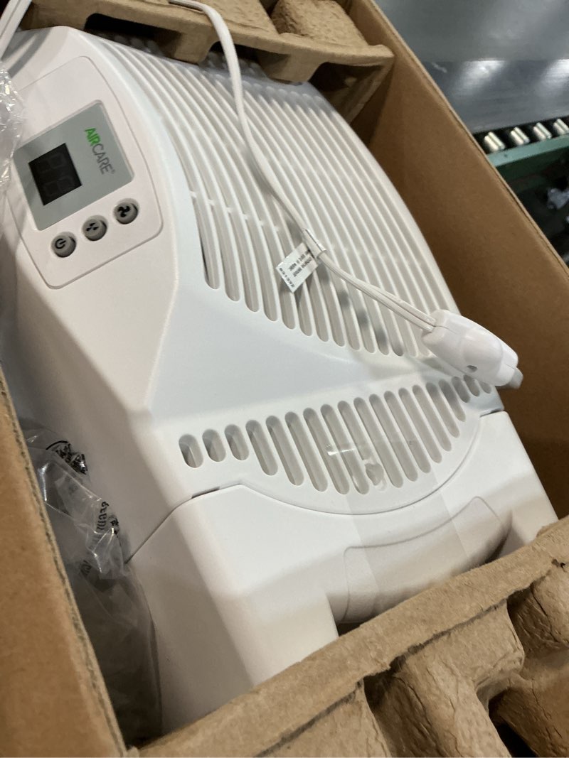 Condition photo showing As Is for AIRCARE MA Whole-House Console-Style Evaporative Humidifier (Mini-Console)