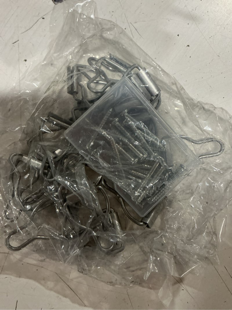 Condition photo showing Good Condition for morningro 25 pack 1-9/16'' mill spline channel bail latches with ball-head screws window screen bottom latches clips pull tabs replacement for sliding sash repair