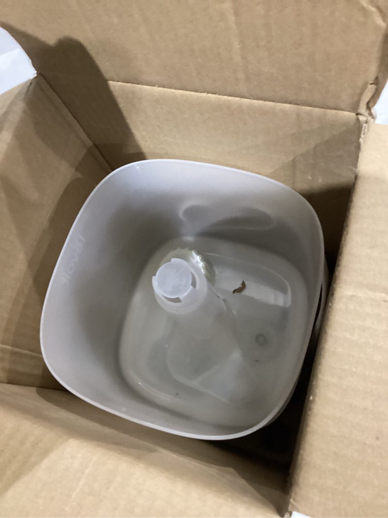 Condition photo showing As Is for LEVOIT Top Fill Humidifiers for Bedroom, 2.5L Tank for Large Room, Easy to Fill & Clean, 28dB Quiet Cool Mist Air Humidifier for Home Baby Nursery & Plants, Auto Shut-off for Safety, 25H White