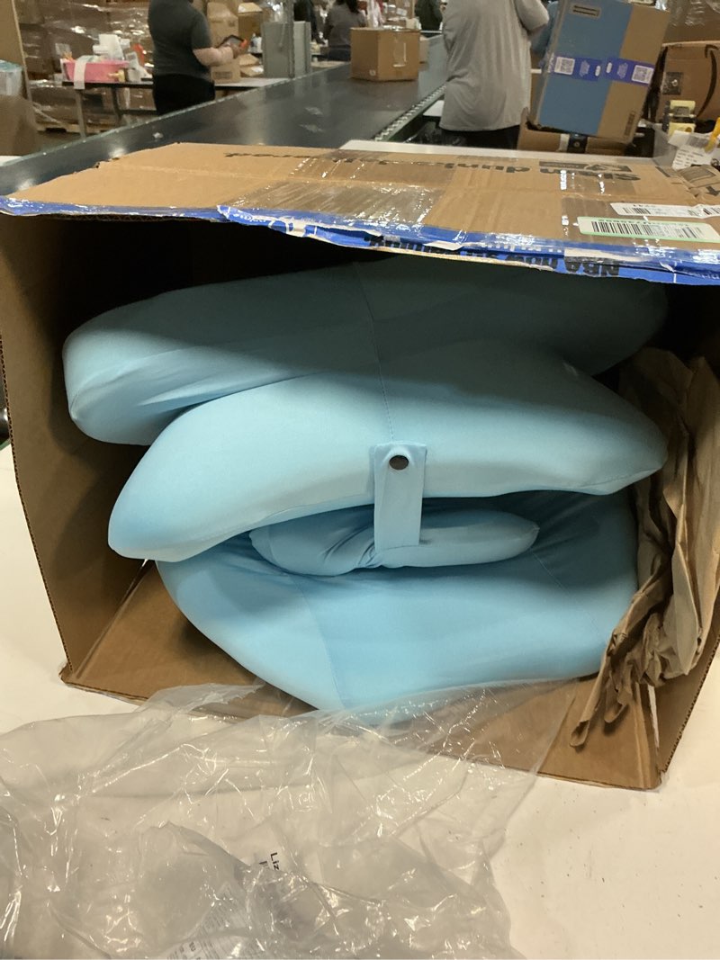 Condition photo showing Good Condition for Sleeping Pillow on The Bed, Multifunctional Prone Position Prone Pillow, Prone Sleeping, Prone Playing with Mobile Phones, Reading Tools, and Fun Pillows (Blue)