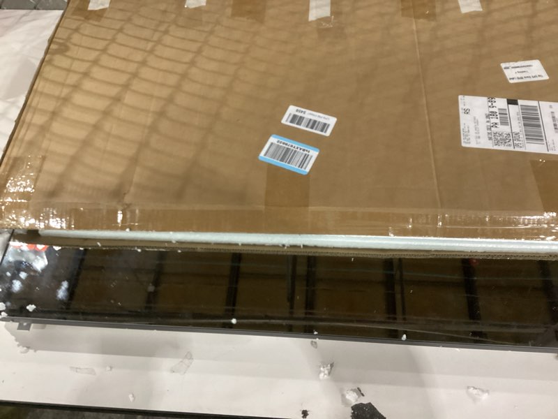 Condition photo showing New/Like New for Hideaway Closet Mirror - Retractable Full Length Mirror, 35" x 16" Wall Mounted, Suitable for Bedroom, Locker Room, Cloakroom Black-a 35"L x 16"W