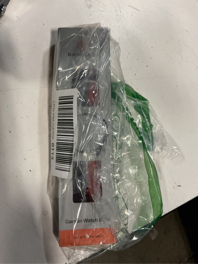 Condition photo showing New/Like New for bandletic compatible with garmin fenix 8 47mm 7 6 watch band - 22mm quick fit rugged nylon strap for fenix 7 6 pro/5 plus/instinct 3 e 45mm 2 /forerunner 965/955/945 /approach s70/s62/s60 /epix pro 2 black 22mm (5.9"-7.9")