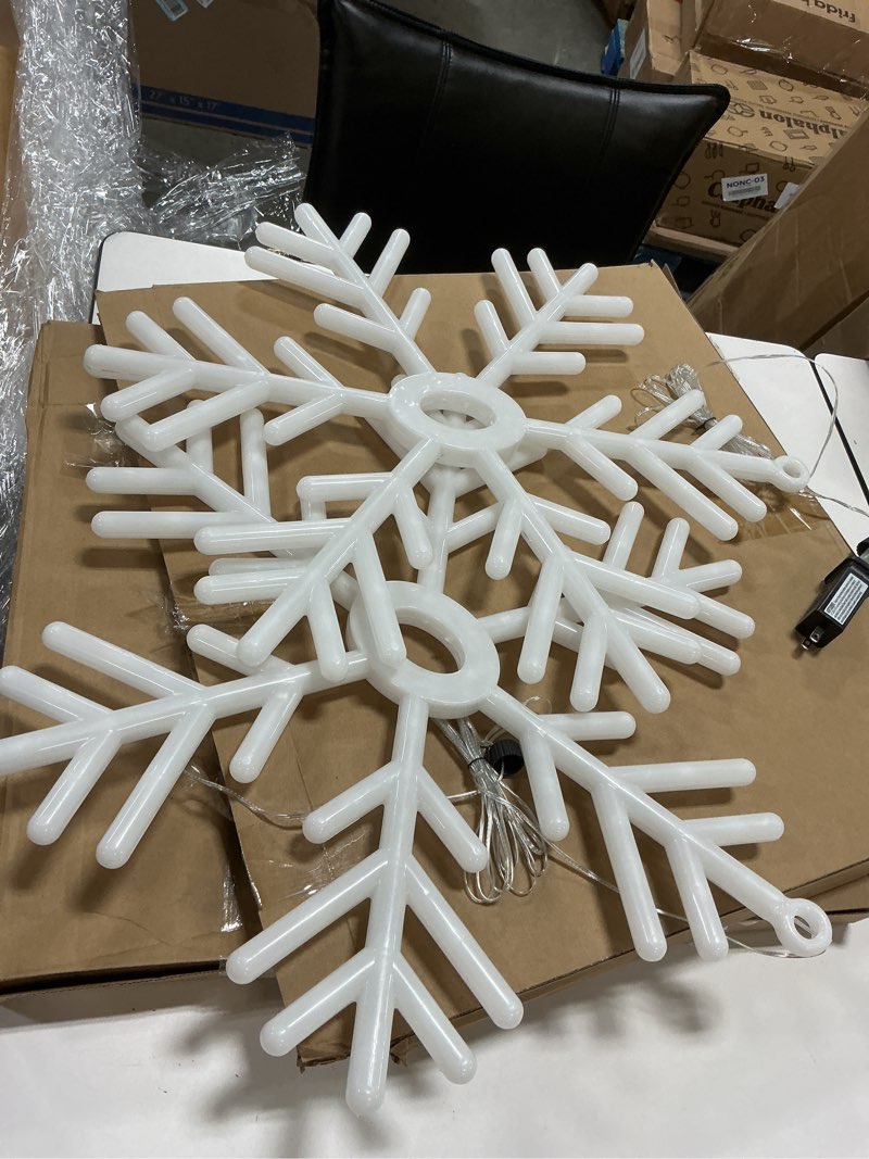 Condition photo showing Good Condition for ADVPRO Snowflake Christmas Decoration Flex Silicone LED Neon Sign - Red - st16s33-fnu0125-r