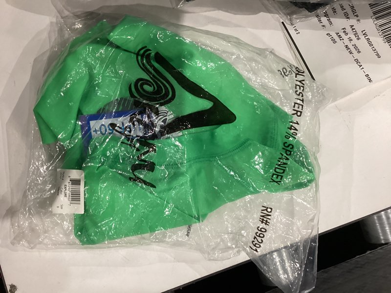 Condition photo showing New/Like New for Kanu Surf Boys Haywire UPF 50+ Sun Protective Rashguard Swim Shirt 8 Explore Green