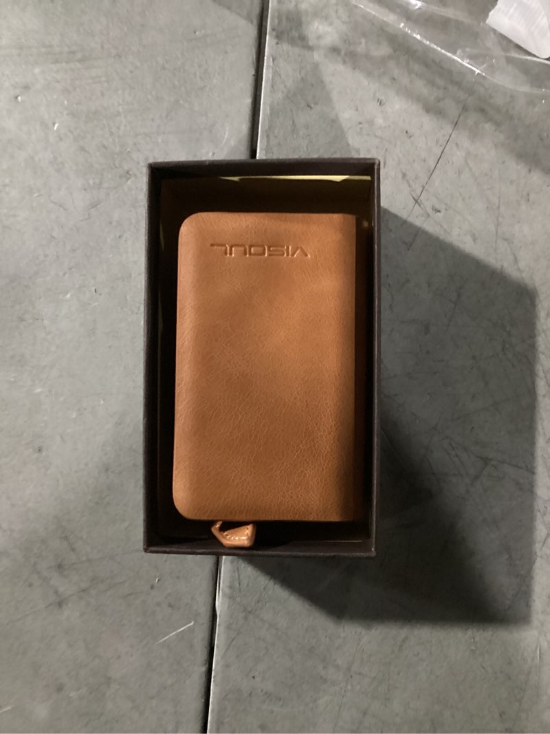 Condition photo showing New/Like New for Similar to photo)  Womens Credit Card Holder Wallet Zip Leather Card Case RFID Blocking (Rose Gold)