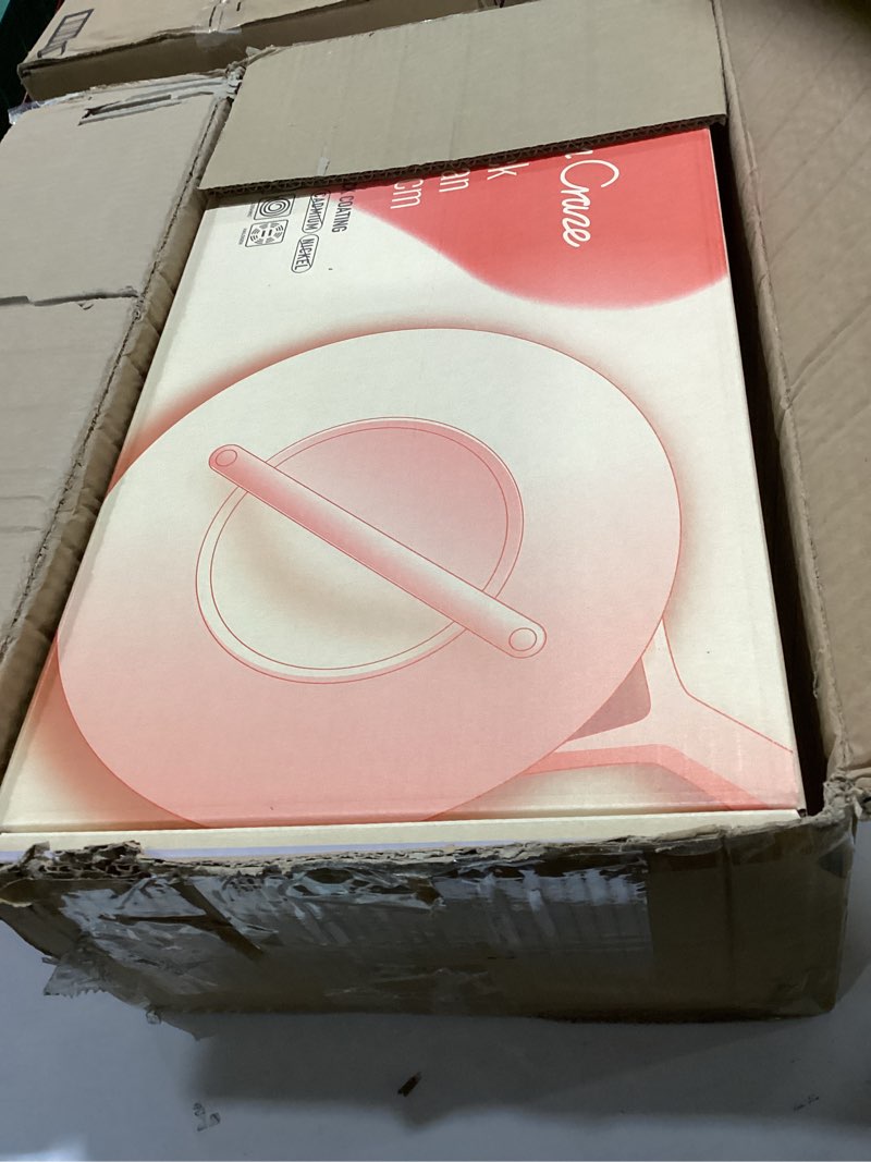 Condition photo showing New/Like New for 3.5QT Nonstick Ceramic Sauce Pan with Lid Soup Pot Even Heat Distribution, Non Toxic PFAS-Free Small Cooking Pot for All Stovetops (Induction/Gas/Electric), Oven Safe 500°F, Cream