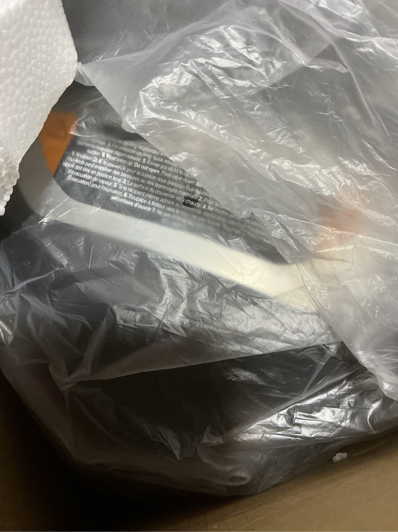 Condition photo showing Good Condition for Instant Pot, 6-Quart Whisper Quiet 9-in-1 Electric Pressure Cooker, Slow Rice Steamer, Sauté, Yogurt Maker, Warmer & Sterilizer, Free App with 800+ Recipes, Stainless Steel 6 Quarts