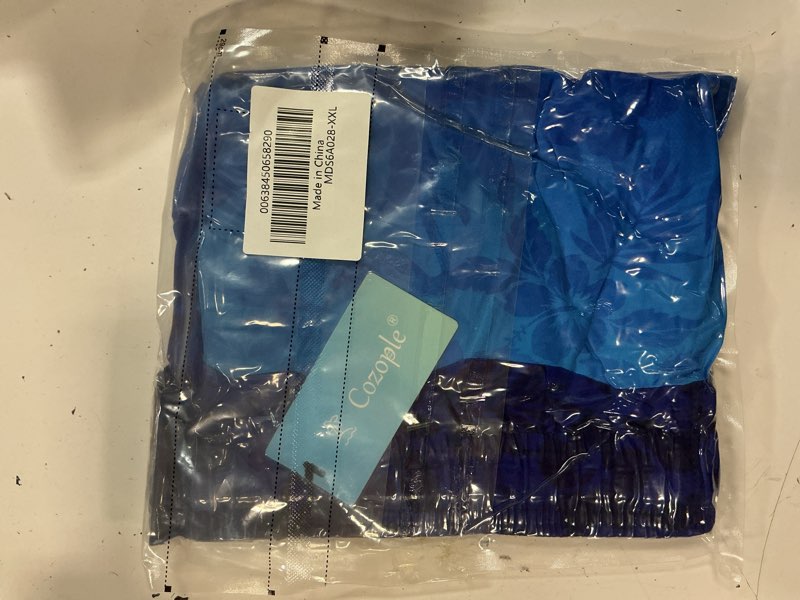 Condition photo showing New/Like New for xxl cozople boys swim trunks quick dry compression liner swim shorts summer bathing suit with inner pocket swimwear fade dark blue