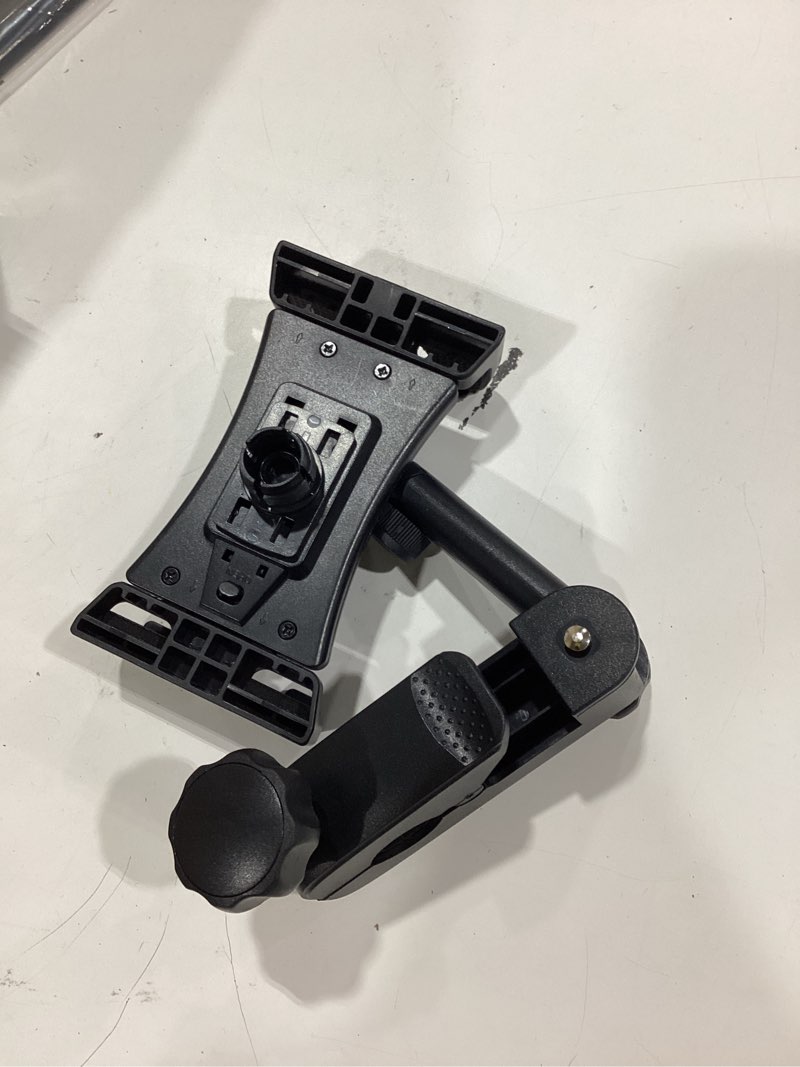 Condition photo showing Good Condition for tablet holder for microphone stand, mic music stand tablet holder for ipad, 360° adjustable clip-on phone mount for shee music stand, fits devices from screen size 4.7 to 12.9”