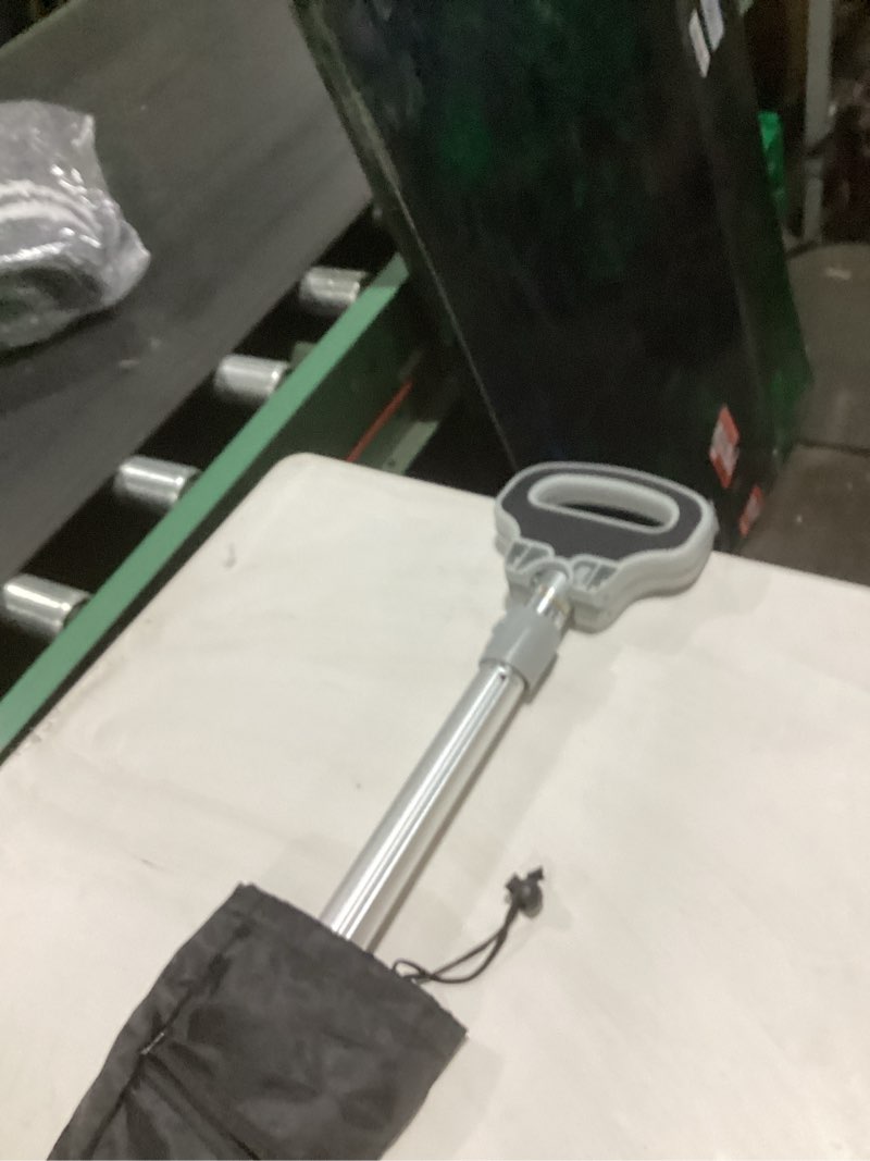 Condition photo showing New/Like New for alevmoom walking cane with seat folding lightweight, 2-in-1 cane stool for adults, aluminum walking stick with seat, stick chair portable stool for senior silver 34 in/1.8 lbs