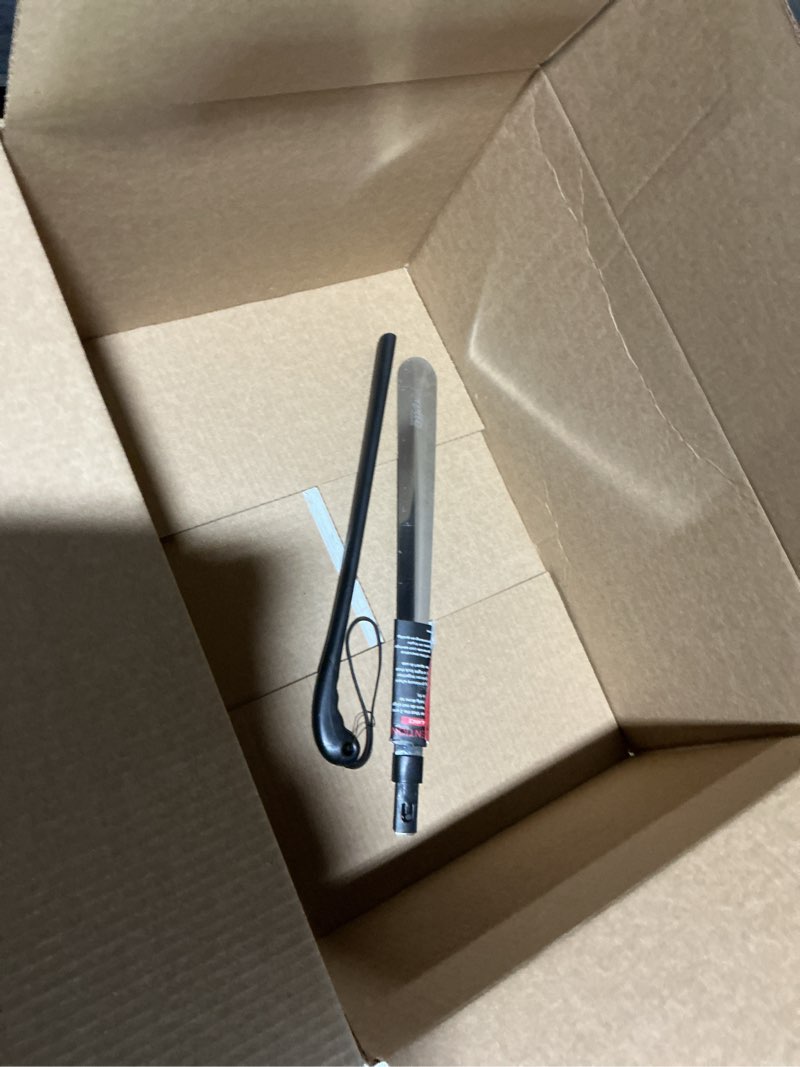 Condition photo showing As Is for velette metal shoe horn long handle for seniors - 30" extra long shoe horn for women, men and kids - shoehorn, boot horns, shoehorn long-handle, elderly must haves - shoes spoon, stick, helper 1pc (30'') - metal