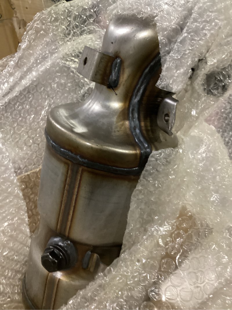 Condition photo showing As Is for front catalytic converter kit direct-fit compatible with honda civic 2006 2007 2008 2009 2010 2011, l4 1.8l(epa compliant)