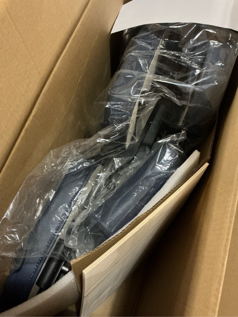 Condition photo showing Good Condition for Professional Portable and Lightweight Tattoo/Massage Chair by Master Massage - Folding Aluminum Frame with Adjustable Features and Wheeled Carrying Case, Blue Royal Blue 11x20x43 Inch (Pack of 1)