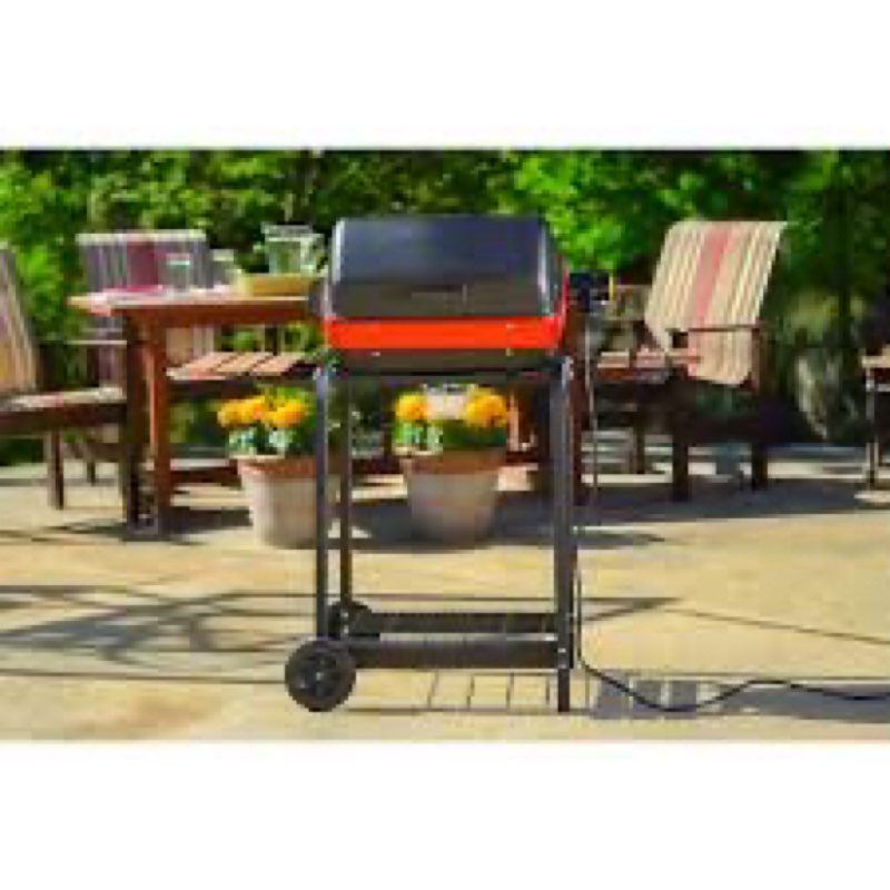 Americana Grills 21'' W x 43.5'' D Foldable Portable Single Burner Freestanding Electric Grill INCOMPLETE 