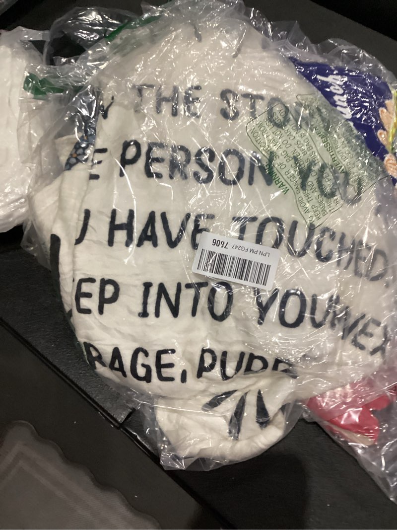 Condition photo showing As Is for Afterprints 40th Birthday Gifts Women, Chapter 40 Blanket Gift for Her, 40 Year Old Birthday Gifts for Women, Friend, Sister, Mom, 1986 Bday Gift, Turning 40 Throw Blankets 50'' x 60'' 40th Birthday 50'' x 60''