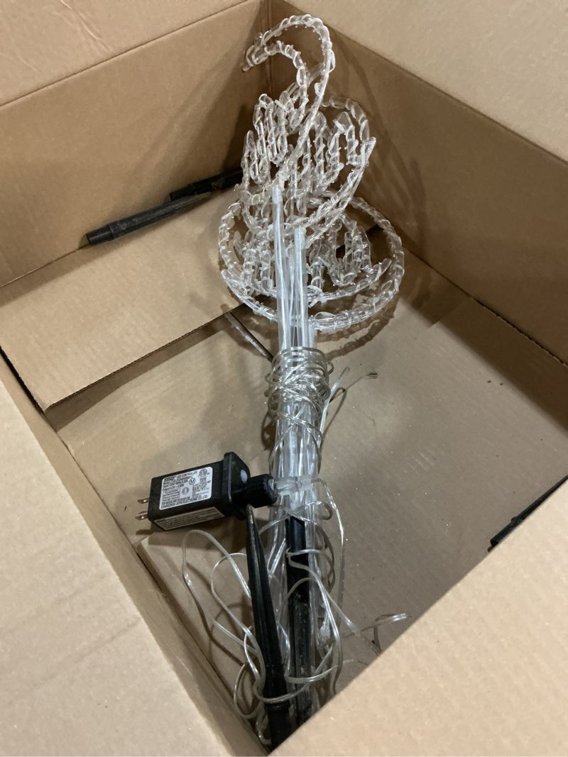 Condition photo showing As Is for 6 pack ramadan mubarak outdoor decoration lights eid outside patio pathway landscape lights yard stake driveway lawn walkway decoration star moon for eid mubarak ramadan party favors gifts