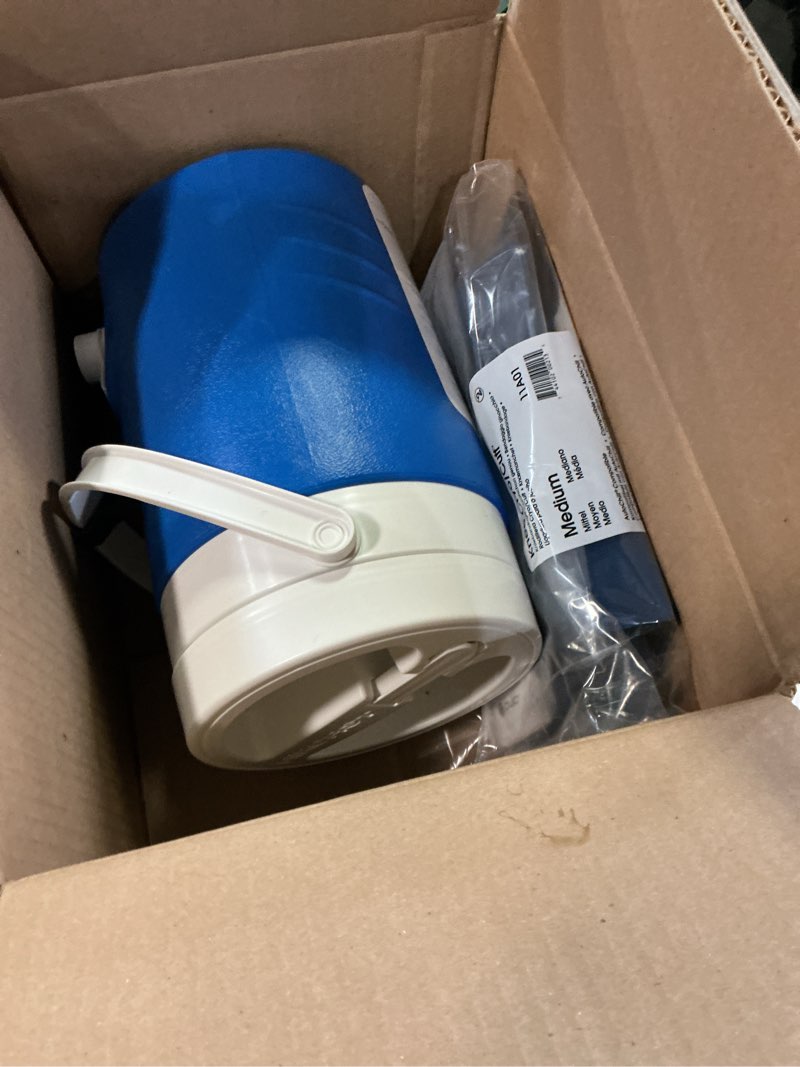 Condition photo showing Good Condition for aircast cold therapy universal fit knee cryo and cuff with gravity-fed non-motorized cooler for maximum cryotherapy (blue, medium)